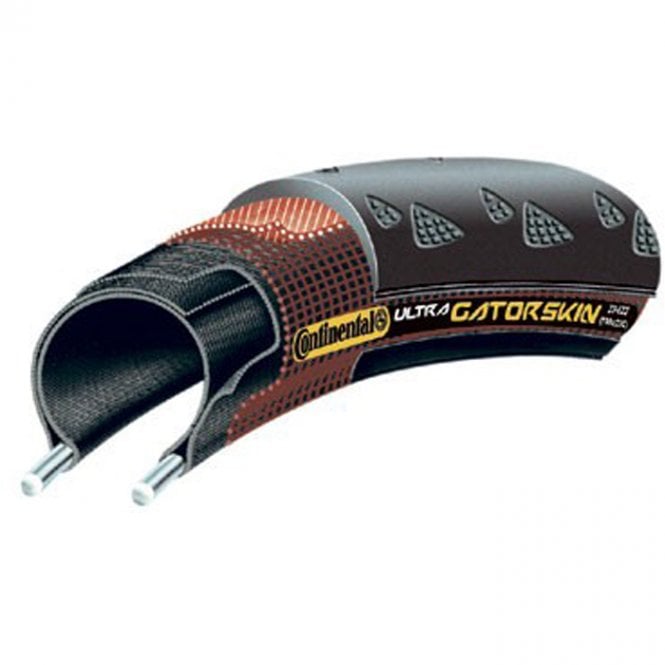Continental GatorSkin Tyre 700x23 wire beaded - DuraSkin