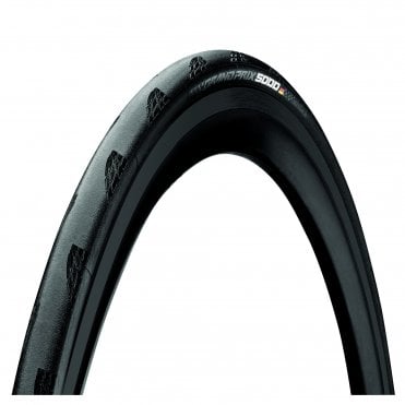 Continental Grand Prix 5000 Blackchili Compound - Folding Tyre - Black/Black - 700 C