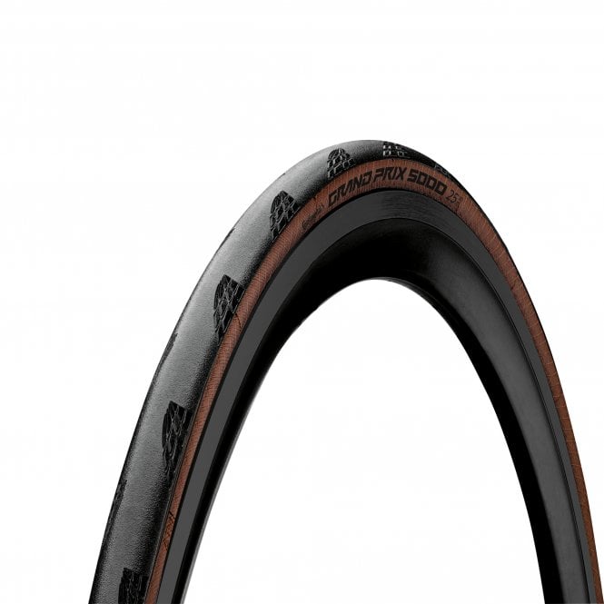 Continental Grand Prix 5000 Blackchili Compound - Folding Tyre - Black/transparent - 700 C