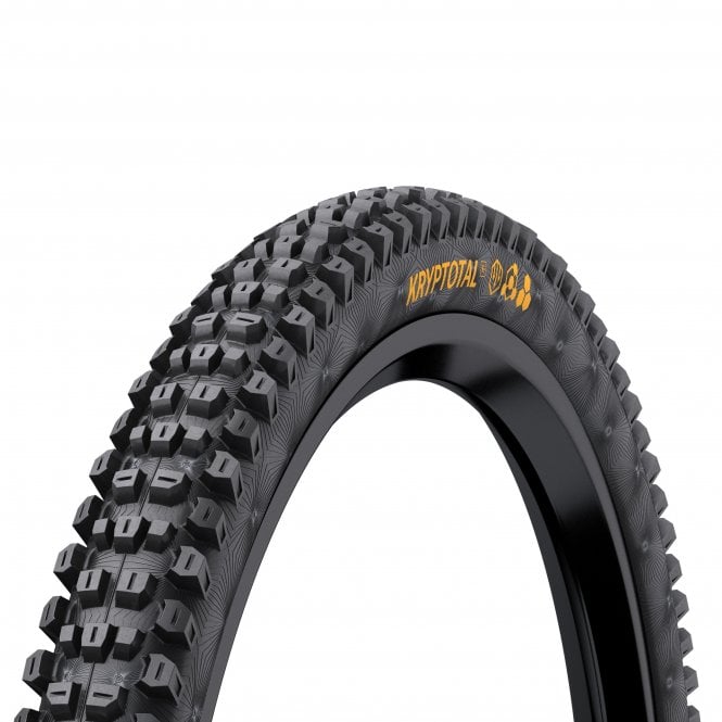 Continental Kryptotal Front Downhill - Supersoft Compound - Folding Tyre - Black & Black - 29 Inch