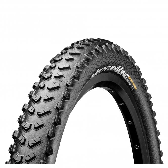 Continental Mountain King Shieldwall Puregrip Compound - Folding Tyre - Black/Black - 27.5 Inch