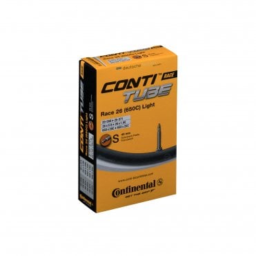 Continental Continental Race Tube Light - Presta 42mm Valve - Black - 650 C