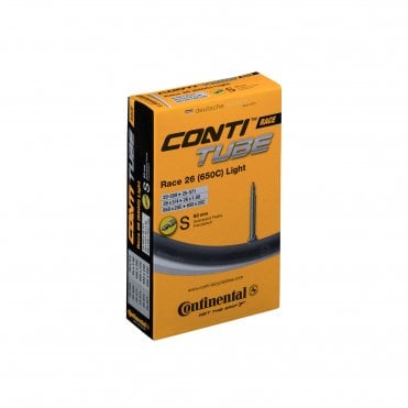 Continental Race Tube Light - Presta 60mm Valve - Black - 650 C