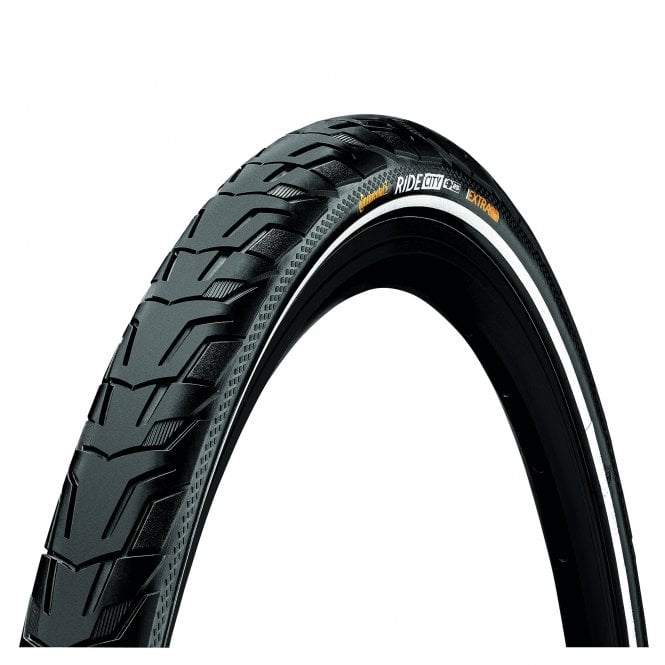 Continental Ride City Reflex  - Rigid Tyre - Black/Black Reflex - 700 C