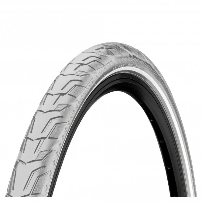 Continental Ride City Reflex  - Rigid Tyre - Grey/grey Reflex - 700 C