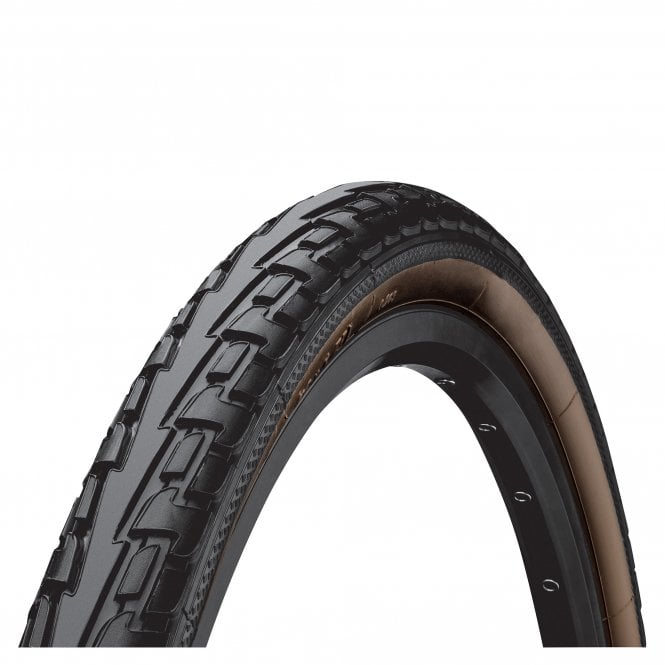 Continental Ride Tour  - Rigid Tyre - Black/brown - 700 C