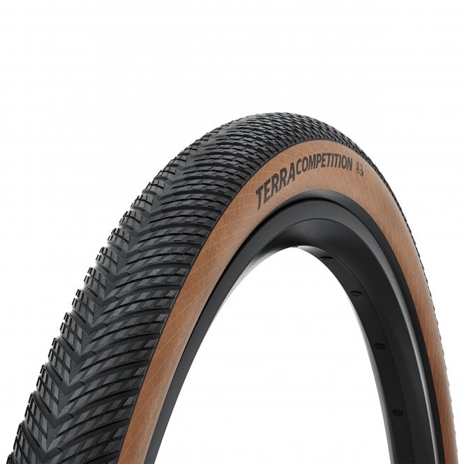 Continental Terra Competition Trail Grip Folding Tyre - Blk/Trans - 700 C