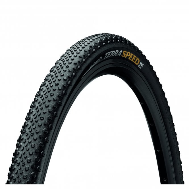 Continental Terra Speed Protection Blackchili Compound - Folding Tyre - Black/Black - 650 B