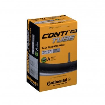 Continental Tour Tube - Schrader 40mm Valve - Black - 26 Inch