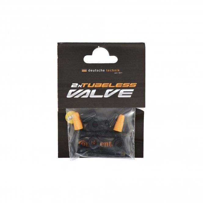 Continental Tubless Valve Set Presta (2pcs) - Black