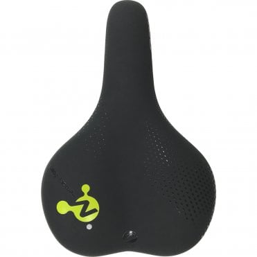 DDK 225Q Unisex Memory Foam Trekking Saddle - Black