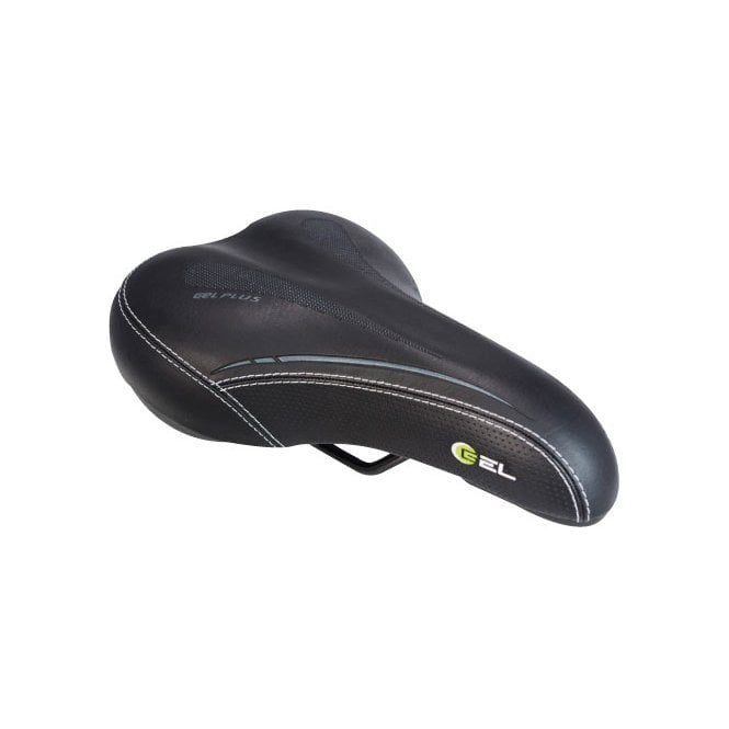 Ddk Saddles DDK 2343G - NEG Gel Plus Deluxe Womens Saddle - Black