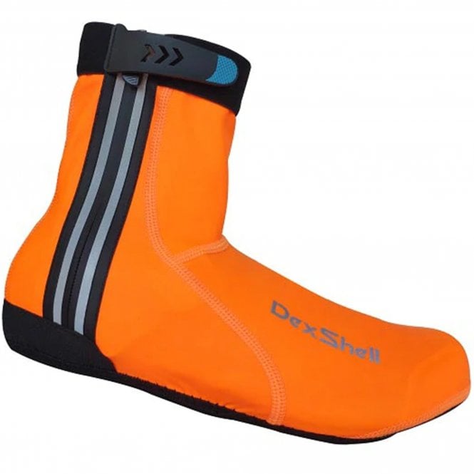 DexShell Lightweight Stretch Fabric Overshoes - Blaze Orange