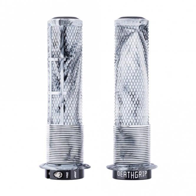 DMR DeathGrip 2 Flanged Grips - Snow camo