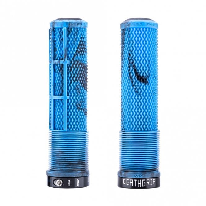 DMR DeathGrip 2 Flangeless Grips  - Blue marble