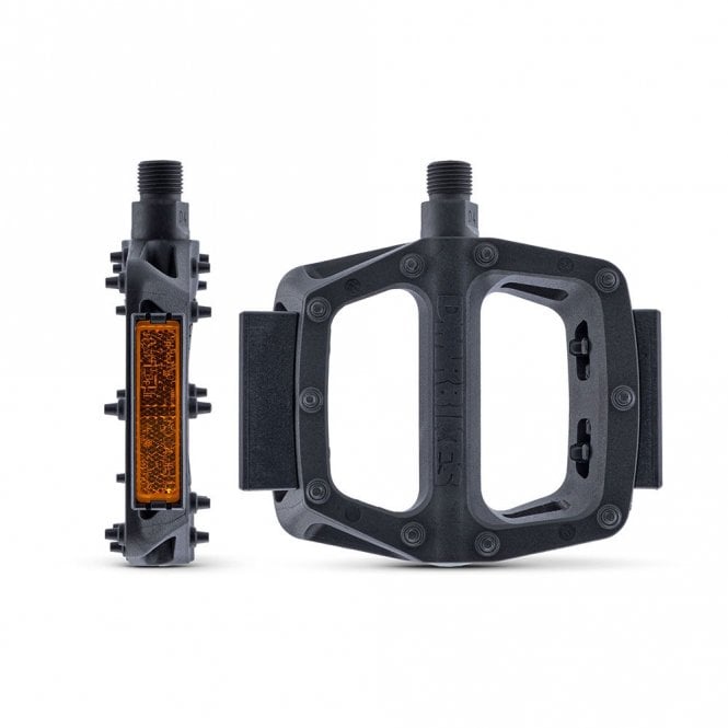 DMR V6 MTB Flat Pedals - Black with Reflector