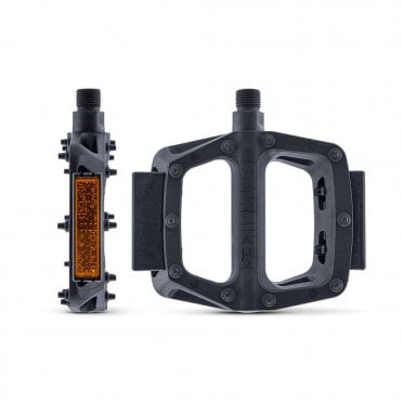 DMR V6 MTB Flat Pedals - Black with Reflector