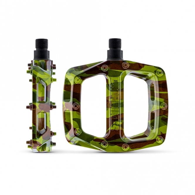 DMR V6 MTB Flat Pedals - Green Camo