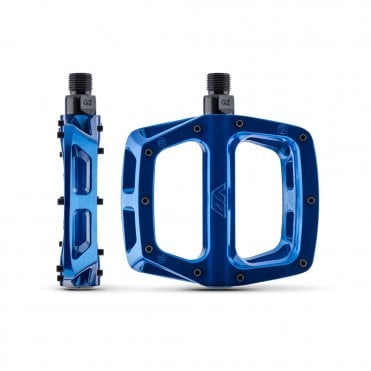 DMR V8 flat platform Pedal - Electric Blue
