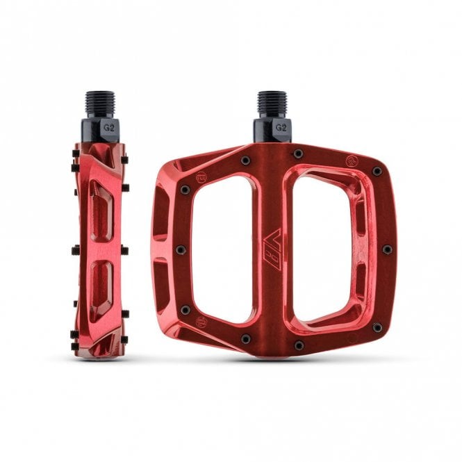 DMR V8 flat platform Pedal - Electric Red