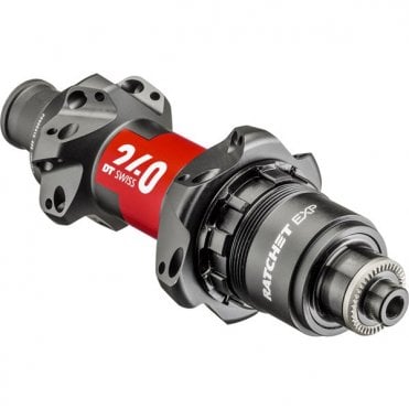 DT Swiss 240 EXP Straight Pull Rear 130 mm Q/R - SRAM XDR Black - 24 hole