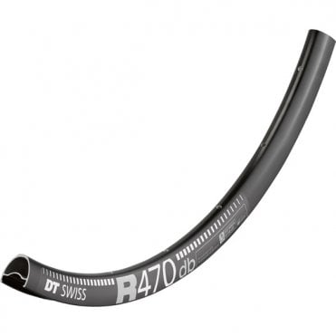 DT Swiss R 470 DB Presta-drilled Disc Brake Black - 700 C - 32 hole
