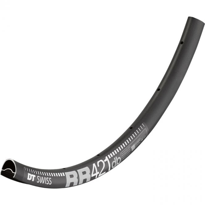 DT Swiss Rear 421 Asymmetric DB SBWT Presta-drilled Disc Brake Black - 700 C - 32 hole