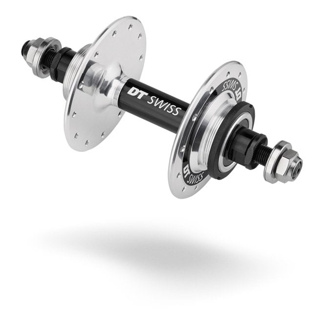 DT Swiss Track Rear Hub - 120 mm Bolt On - Fixed Silver - 24 hole