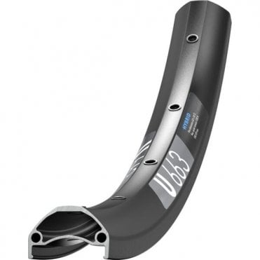 DT Swiss U 663 Hybrid Disc-specific Rim - Schrader - Black - 27.5" / 650B