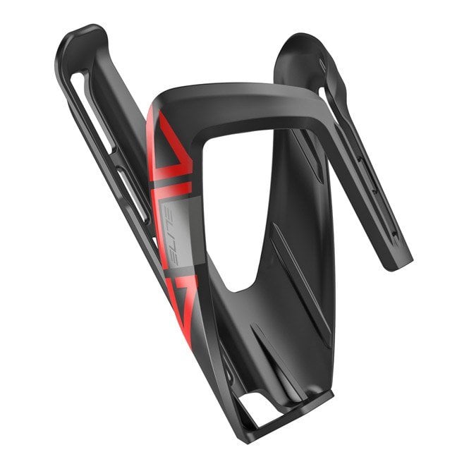 Elite Ala Resin Bottle Cage - Black / Red