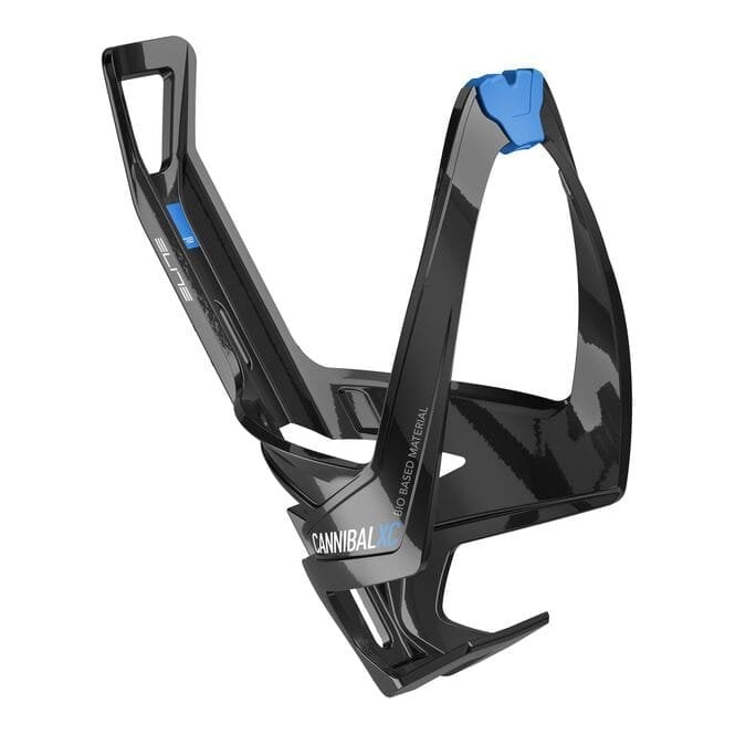 Elite Cannibal XC Bio Bottle Cage Gloss Black / Blue