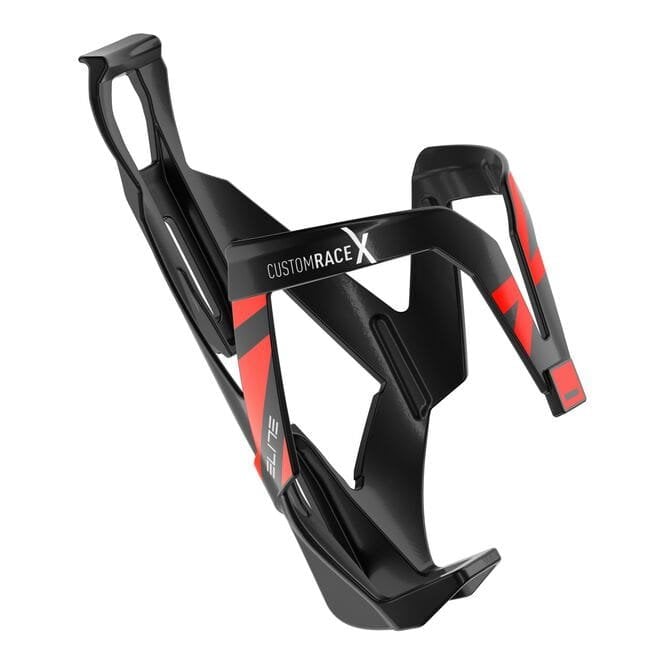Elite Custom Race x Resin Bottle Cage - Black / Red