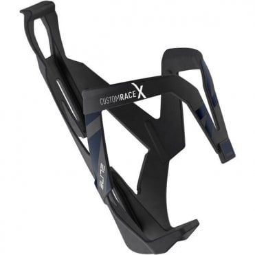 Elite Custom Race x Resin Bottle Cage - Matt Black / Blue