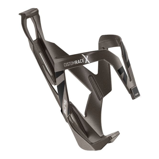 Elite Custom Race x Resin Bottle Cage - Titanium / Black