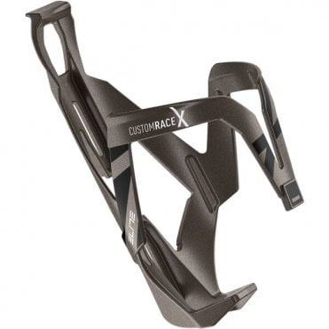 Elite Custom Race x Resin Bottle Cage - Titanium / Black