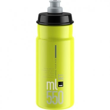 Elite Jet Biodegradable Bottle - Fluoro With Black Logo - 550 ml