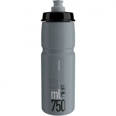 Elite Jet Biodegradable Bottle - Grey With Black Logo - 750 ml
