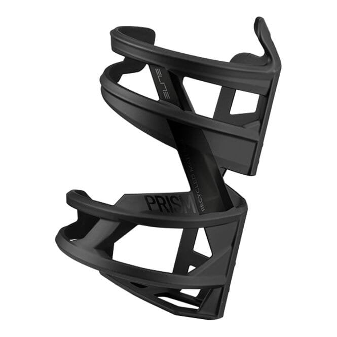 Elite Prism Recycled Side Entry Bottle Cage - Stealth Black - Left