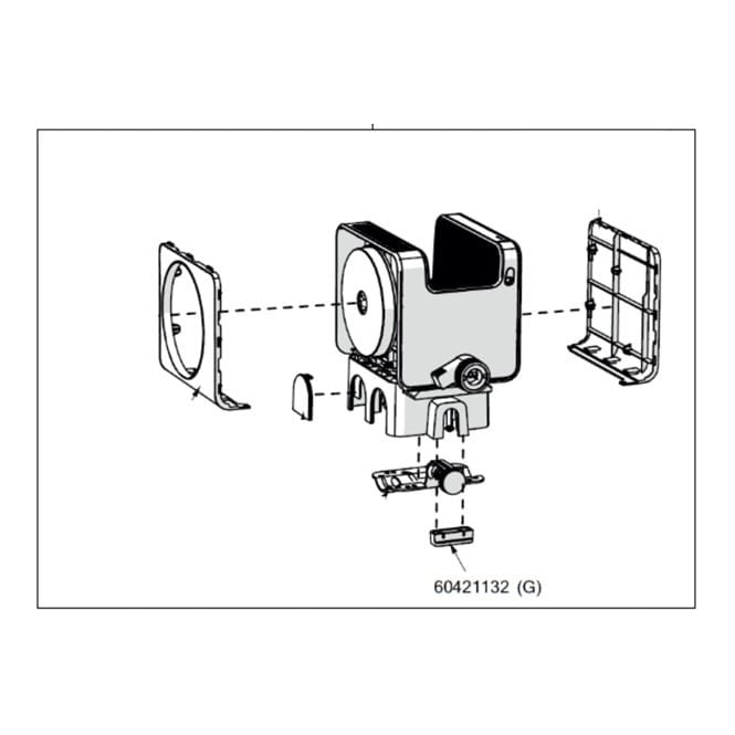 Elite Turbo Trainer Spares Central Rubber Support for Tuo Drive Unit