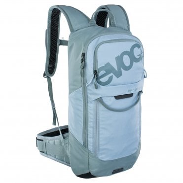 Evoc FR Lite Race Protector Backpack - Steel/Copen Blue