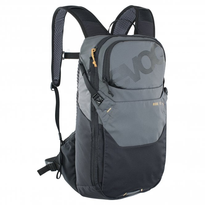 EVOC Ride Performance Backpack - Carbon Grey/Black - 12 litre