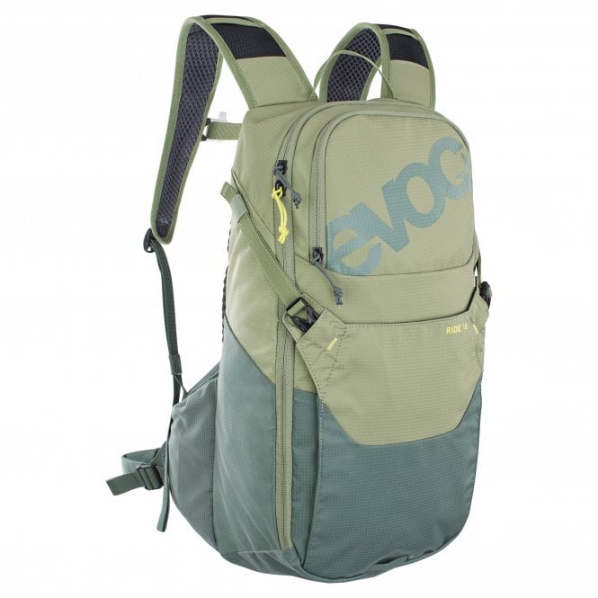 EVOC Ride Performance Backpack - Light Olive/Olive - 16 litre