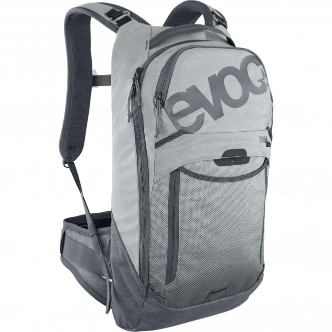 EVOC Trail Pro Protector Backpack 10L - Stone/Carbon Grey