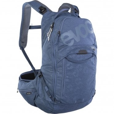 Evoc Trail Pro Protector Backpack 16L - Denim
