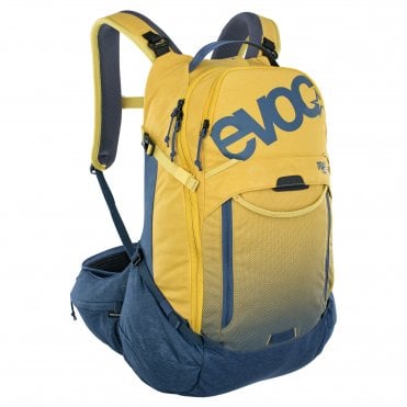Evoc Trail Pro Protector Backpack 26L - Curry/Denim