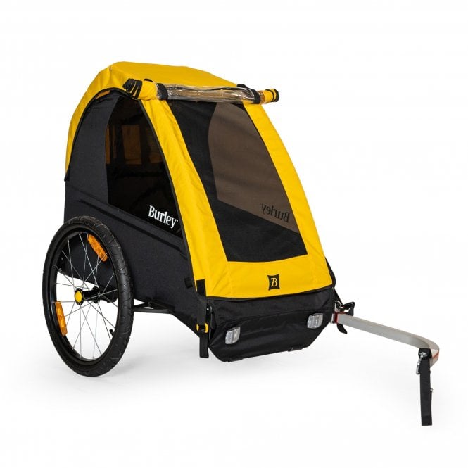 Burley Ex Display - Bee Single Bike only Trailer - Yellow/black