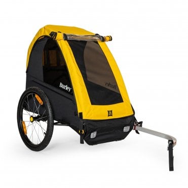 Ex Display - Burley Bee Single Bike only Trailer - Yellow/black