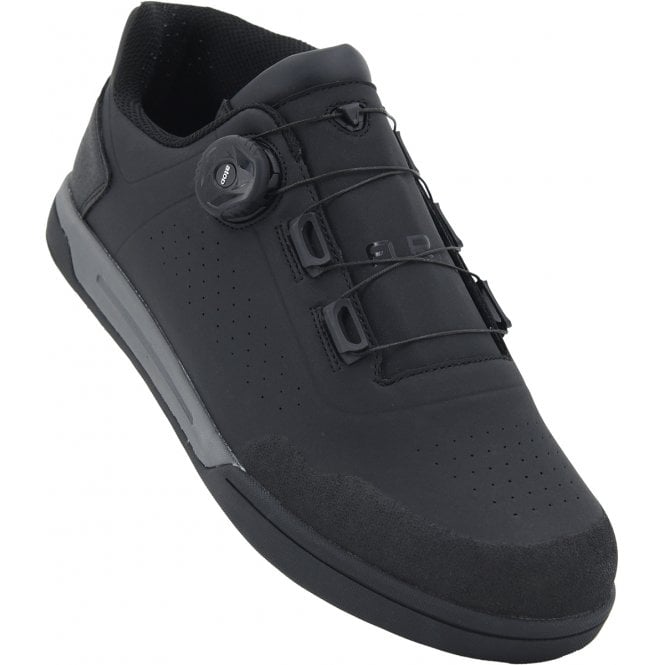 FLR Shoes FLR Congo Pro Leather Flat Line Dial MTB Shoes - Black