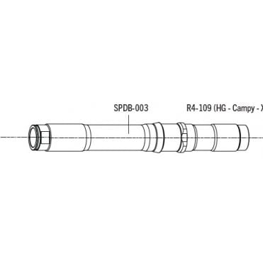 Fulcrum Rear Hub Axle - SPDB-003