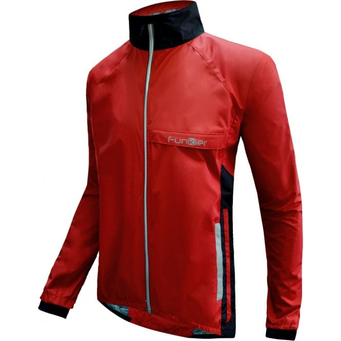 Funkier Attack Pro Waterproof Jacket in Red